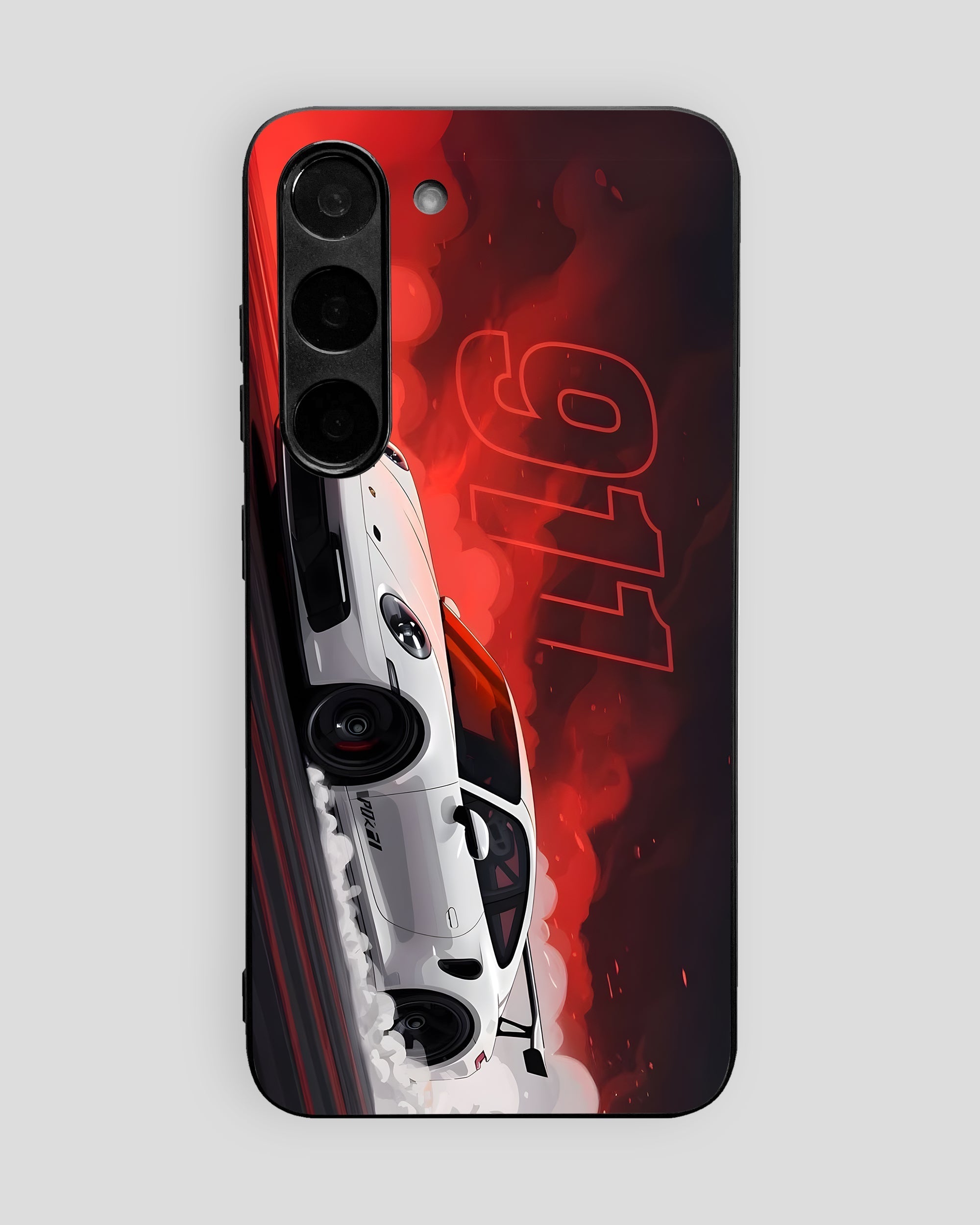 Sports Car Mobile Cover (White 911) | All Android Devices Available