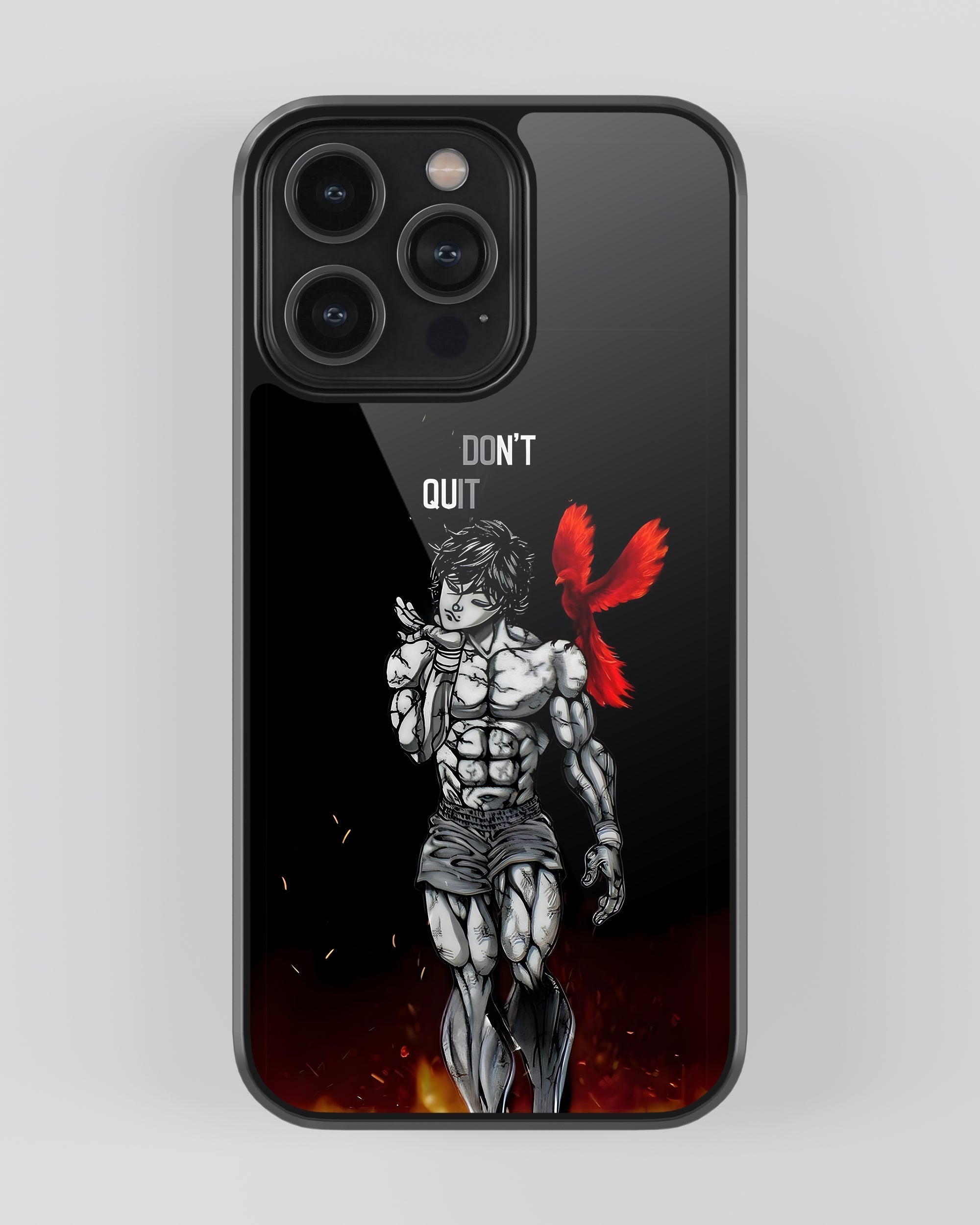 Baki Mobile Cover (Baki Dont Quit)