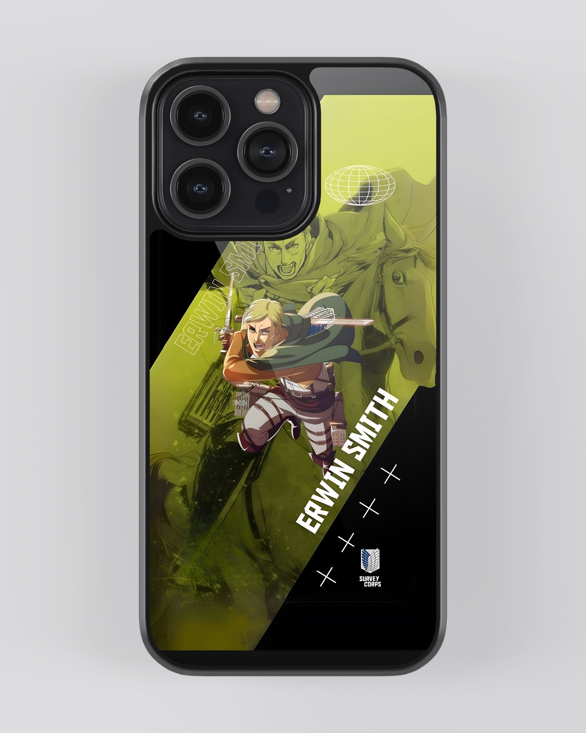 Attack On Titan Mobile Cover (Commander Erwin)