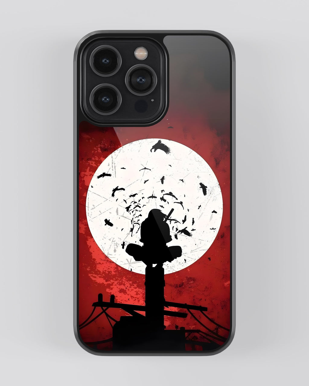 Naruto Mobile Cover (Crow Itachi)