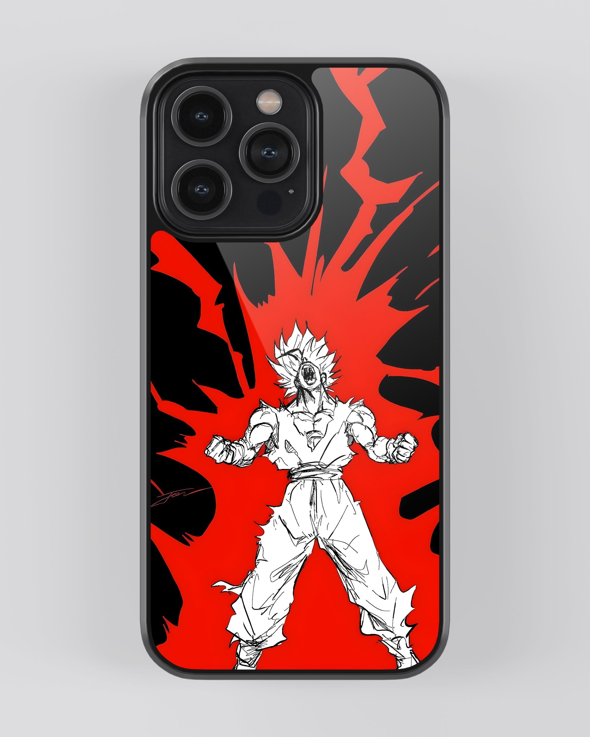 Dragon Ball Z Mobile Cover (Red Goku)
