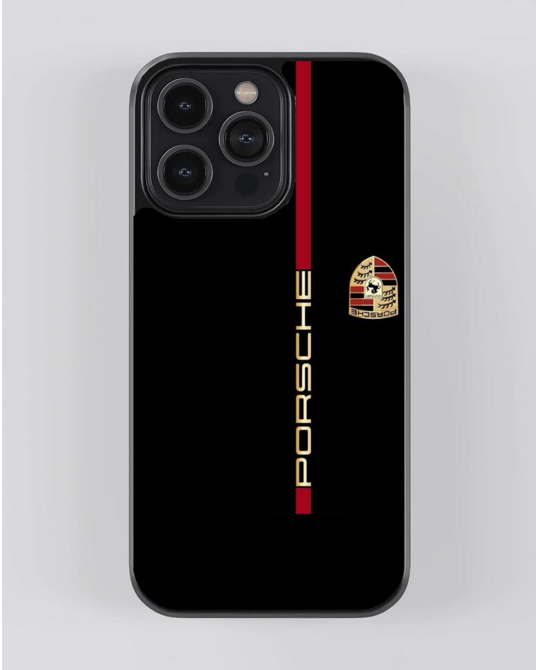 Porsche Heritage Stripe Minimal Glossy iPhone Case