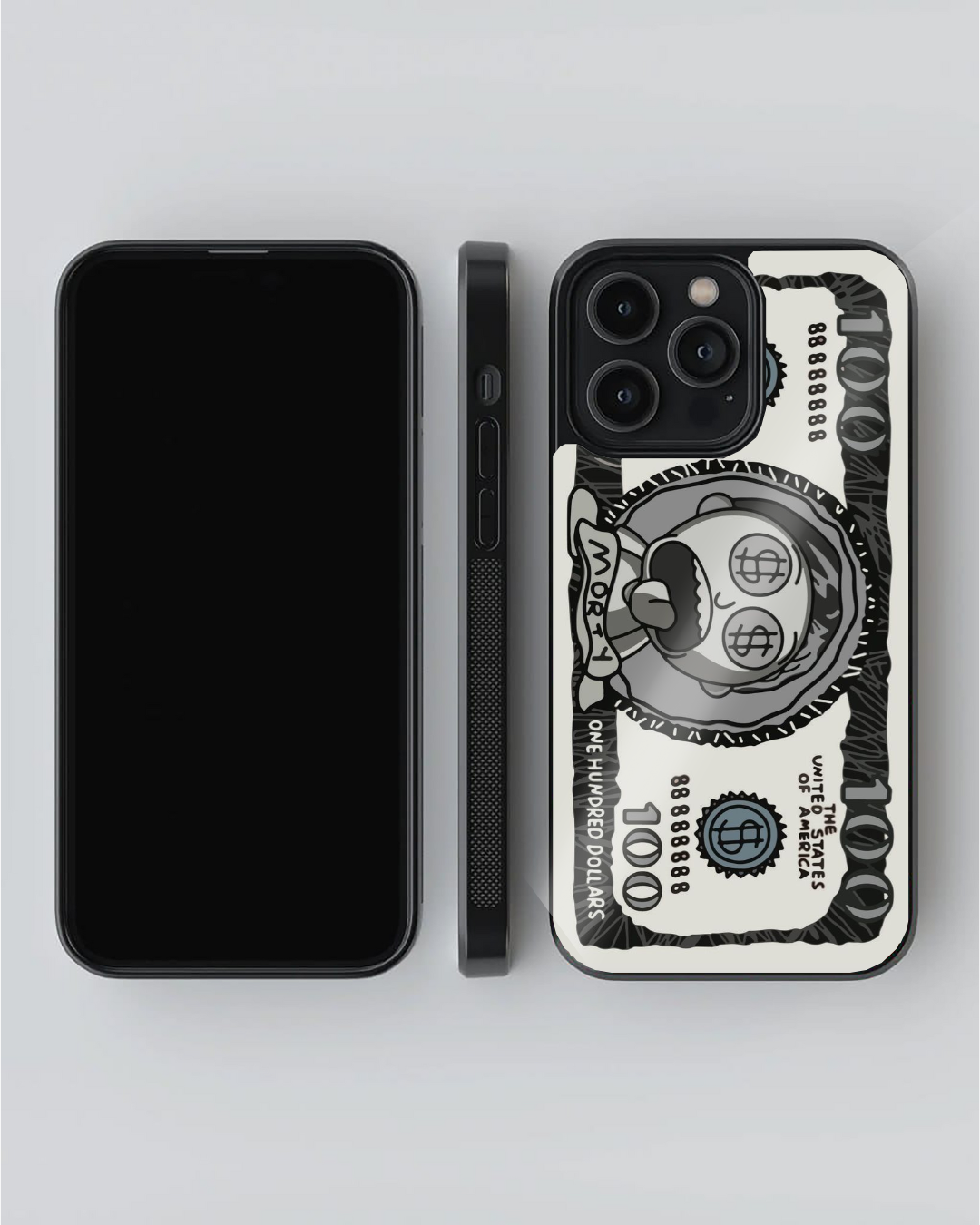 Morty Money iPhone Case – Rick and Morty Cartoon Cash Design