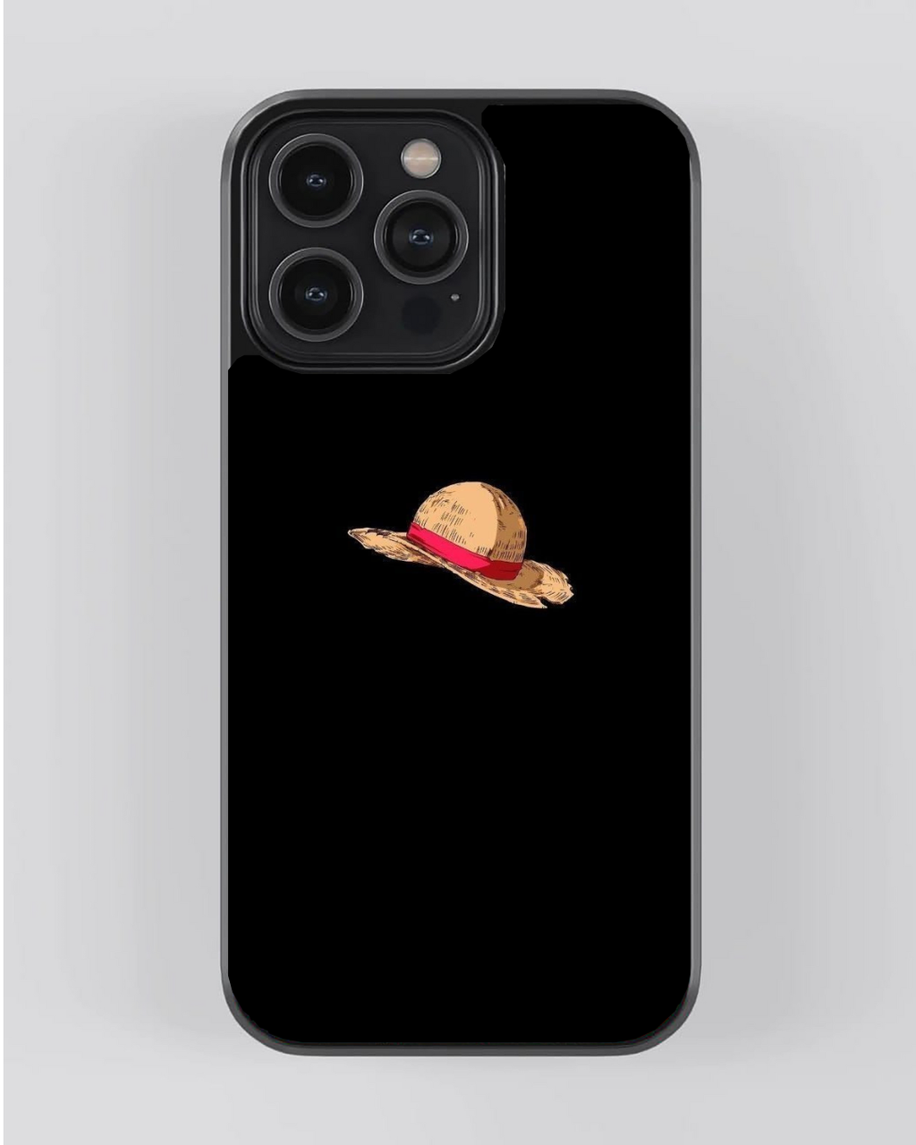 Luffy’s Straw Hat iPhone Case – Minimal One Piece Symbol
