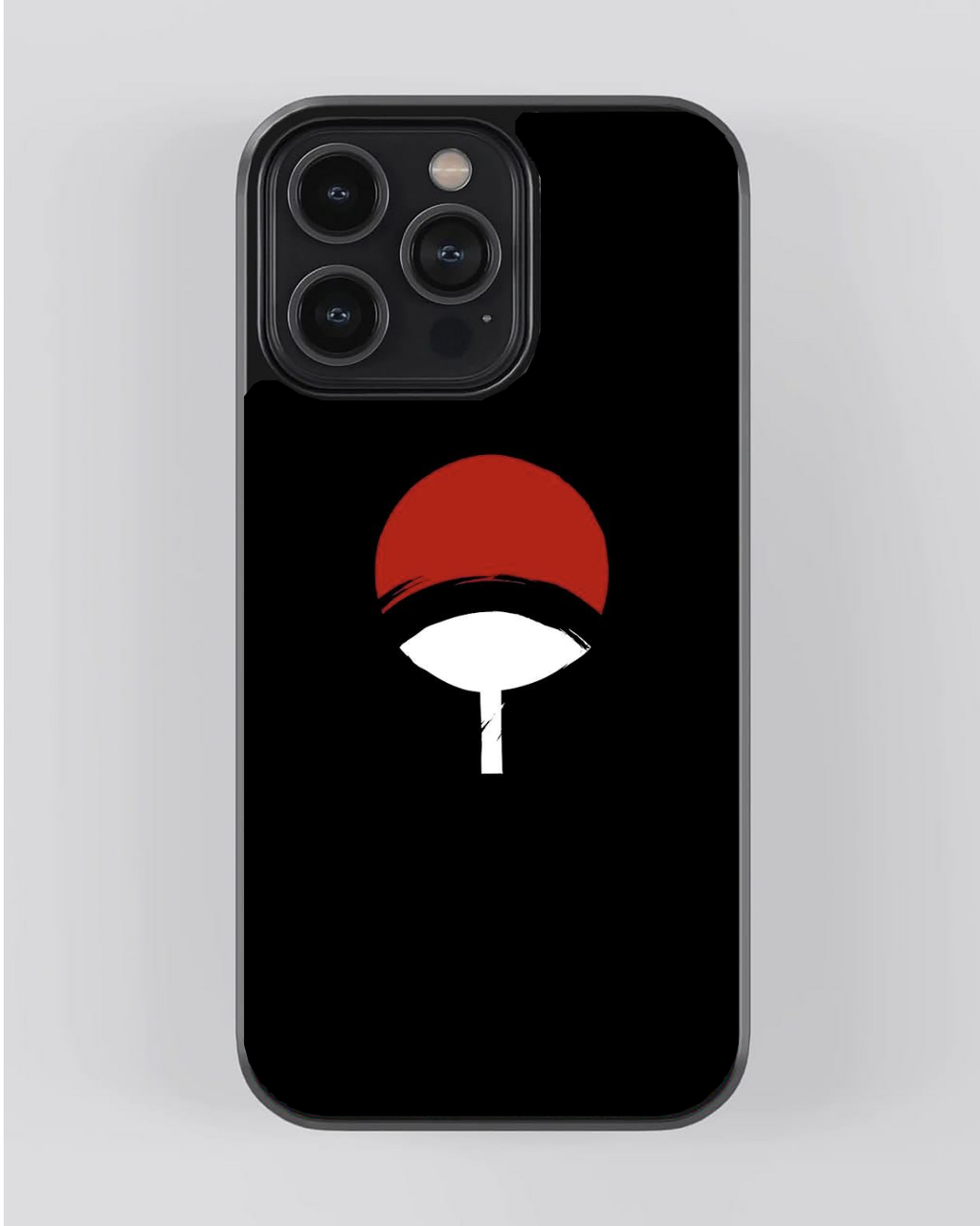 Uchiha Clan Symbol iPhone Case – Minimal Naruto Emblem